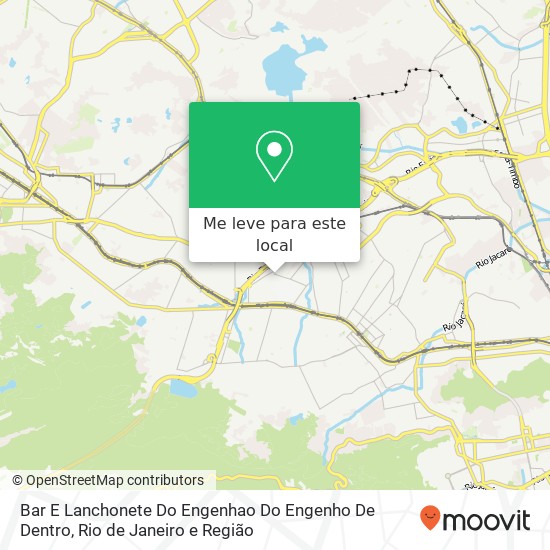 Bar E Lanchonete Do Engenhao Do Engenho De Dentro mapa