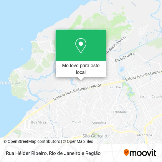 Rua Hélder Ribeiro mapa