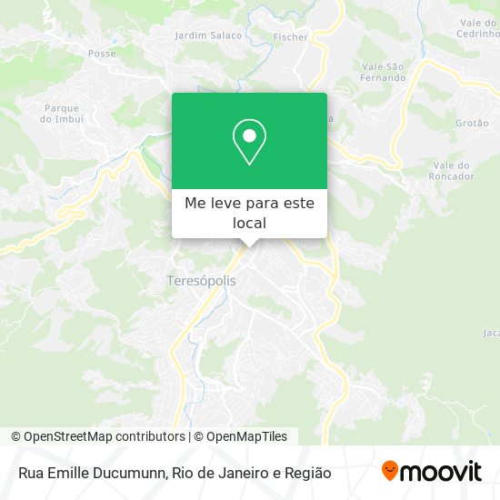 Rua Emille Ducumunn mapa
