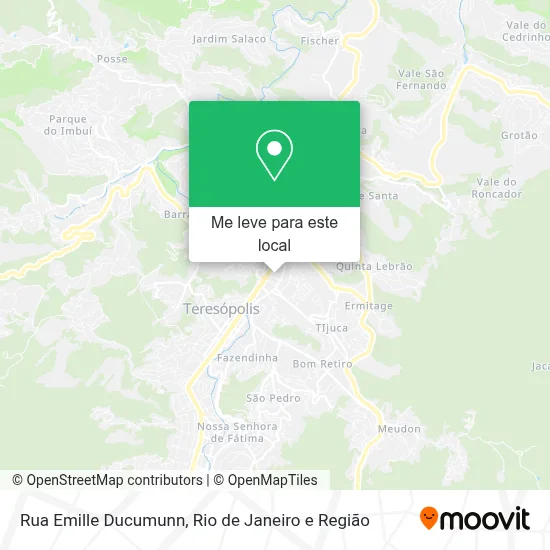 Rua Emille Ducumunn mapa