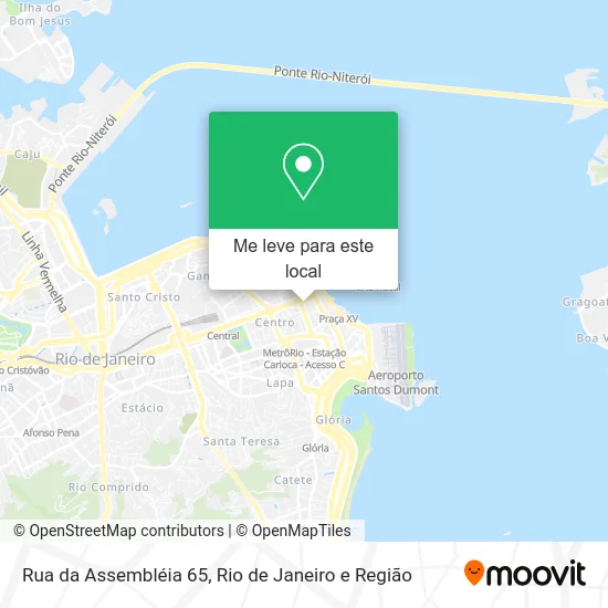 Rua da Assembléia 65 mapa