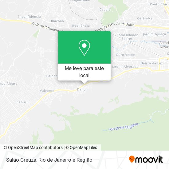 Salão Creuza mapa
