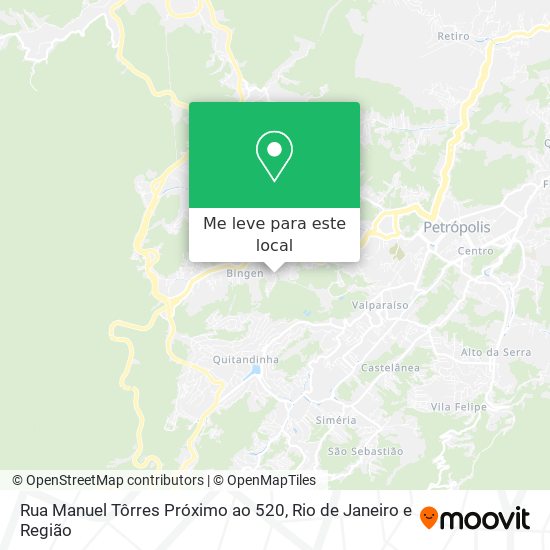 Rua Manuel Tôrres Próximo ao 520 mapa