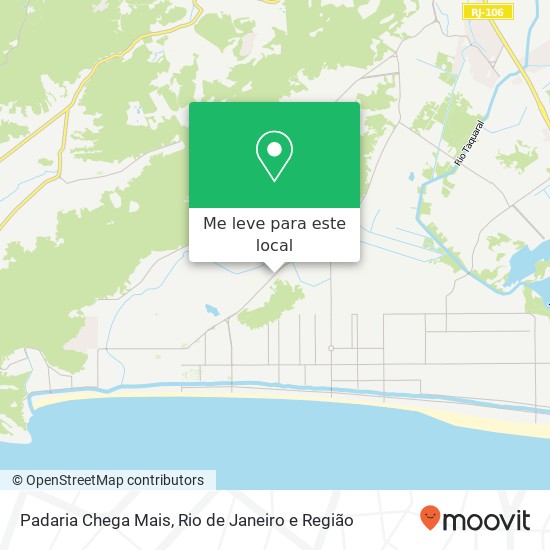 Padaria Chega Mais mapa