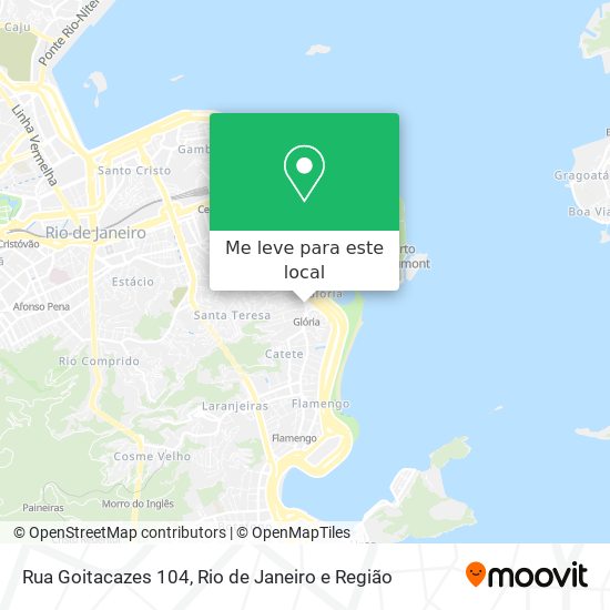 Rua Goitacazes 104 mapa