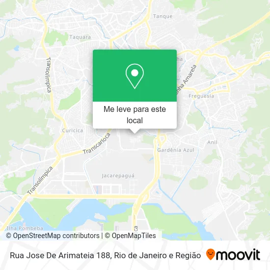 Rua Jose De Arimateia 188 mapa