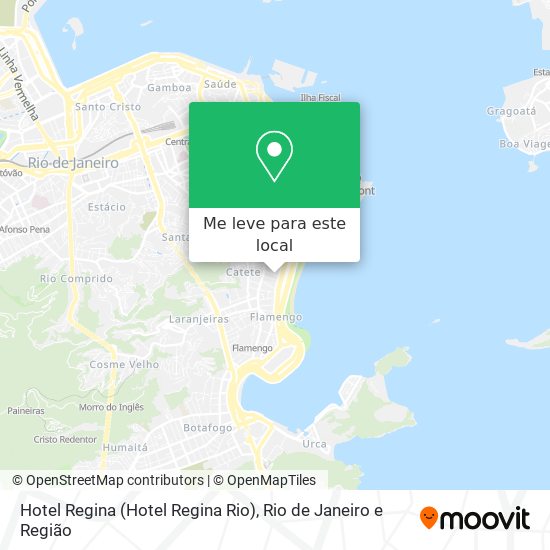 Hotel Regina (Hotel Regina Rio) mapa