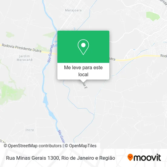 Rua Minas Gerais 1300 mapa