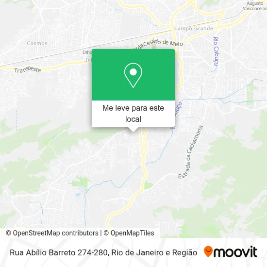 Rua Abílio Barreto 274-280 mapa