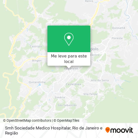 Smh Sociedade Medico Hospitalar mapa