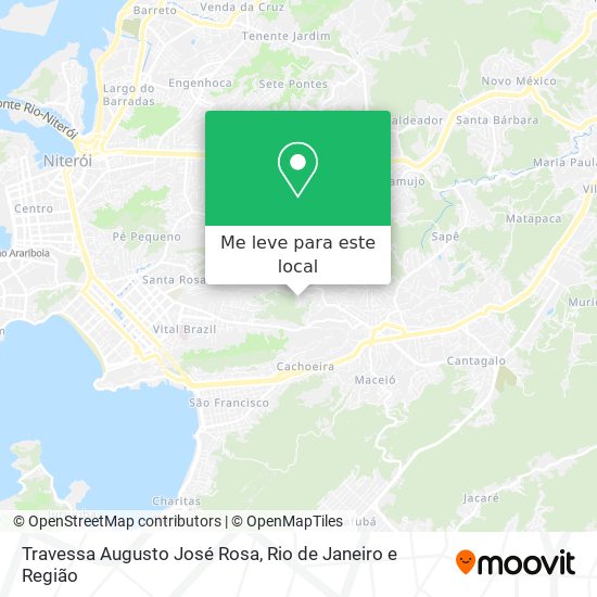 Travessa Augusto José Rosa mapa