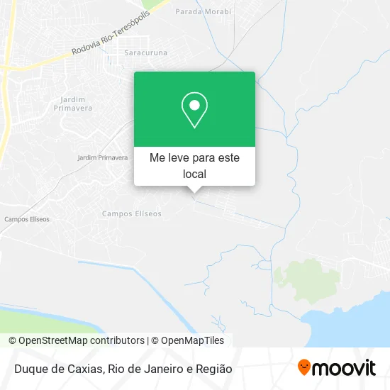 Duque de Caxias mapa