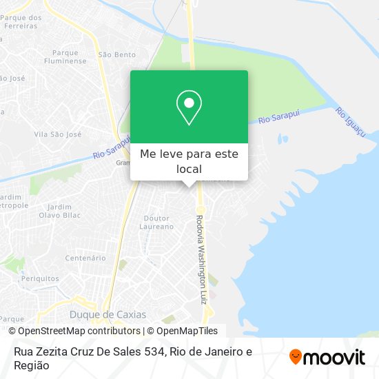 Rua Zezita Cruz De Sales 534 mapa