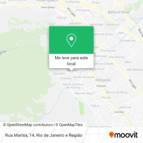 Rua Marisa, 14 mapa