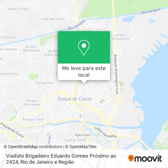 Viaduto Brigadeiro Eduardo Gomes Próximo ao 2424 mapa