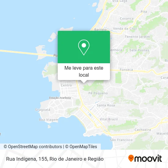 Rua Indígena, 155 mapa