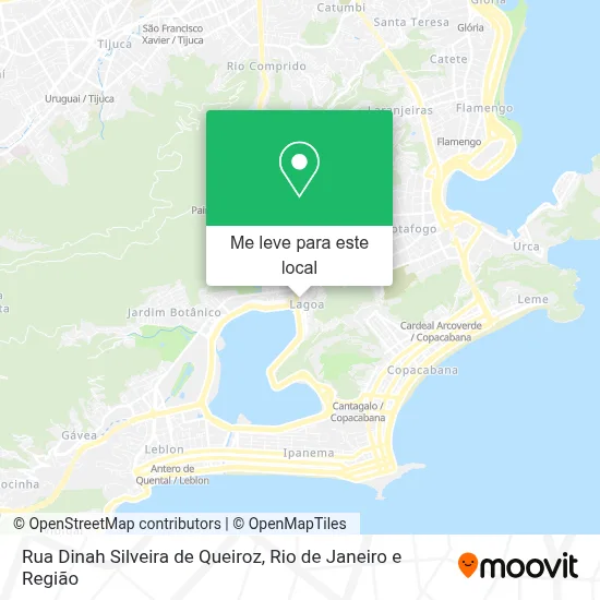 Rua Dinah Silveira de Queiroz mapa