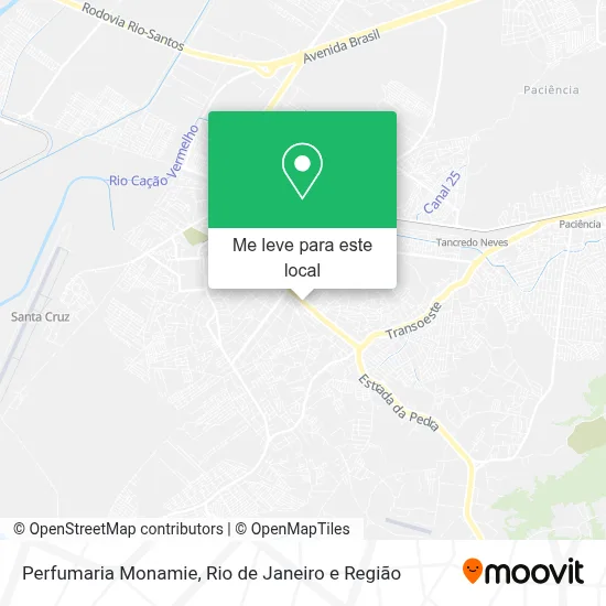 Perfumaria Monamie mapa
