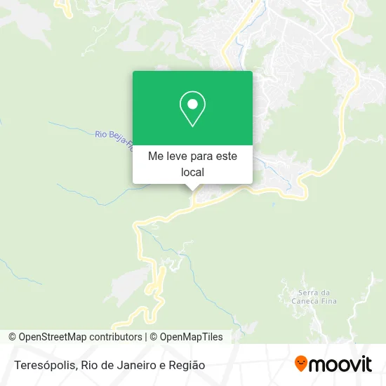 Teresópolis mapa