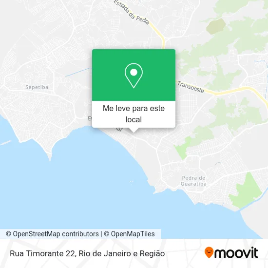 Rua Timorante 22 mapa