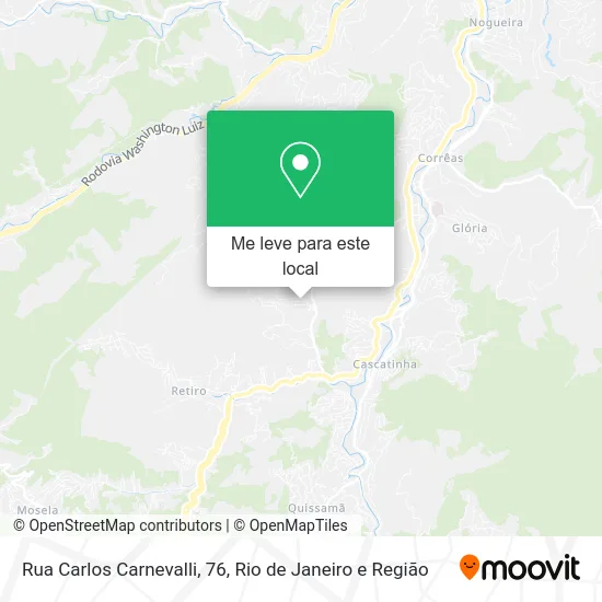 Rua Carlos Carnevalli, 76 mapa