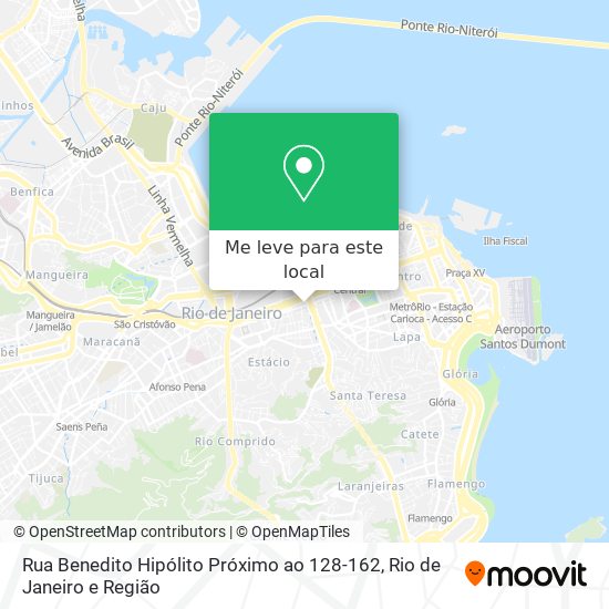 Rua Benedito Hipólito Próximo ao 128-162 mapa