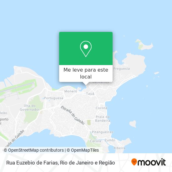 Rua Euzebio de Farias mapa