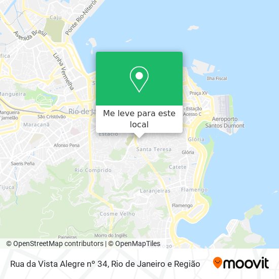 Rua da Vista Alegre nº 34 mapa