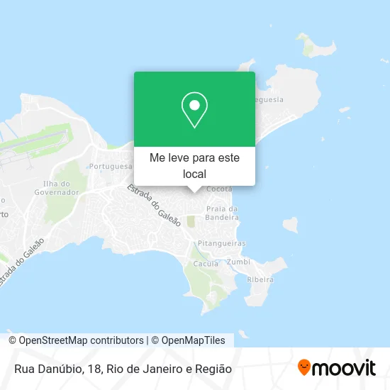Rua Danúbio, 18 mapa