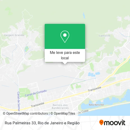 Rua Palmeiras 33 mapa