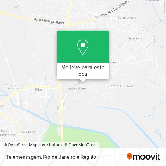 Telemensagem mapa