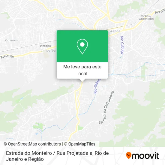 Estrada do Monteiro / Rua Projetada a mapa