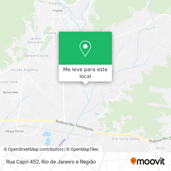 Rua Capri 452 mapa