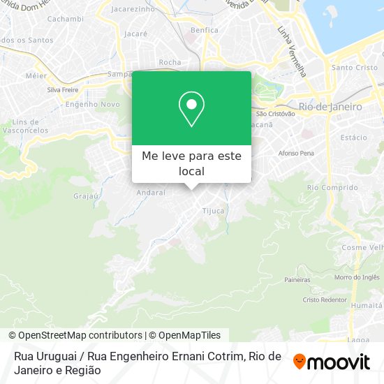 Rua Uruguai / Rua Engenheiro Ernani Cotrim mapa