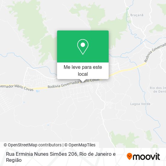 Rua Ermínia Nunes Simões 206 mapa
