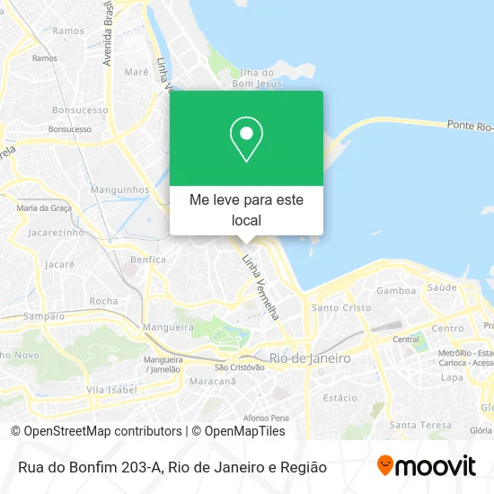 Rua do Bonfim 203-A mapa