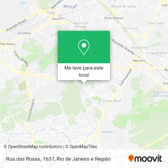 Rua das Rosas, 1637 mapa