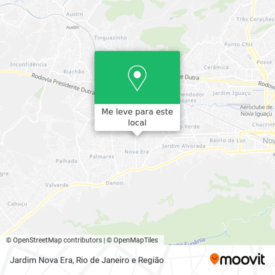 Jardim Nova Era mapa