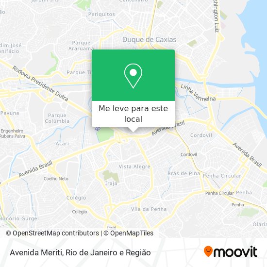 Avenida Meriti mapa