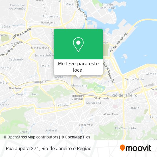 Rua Jupará 271 mapa