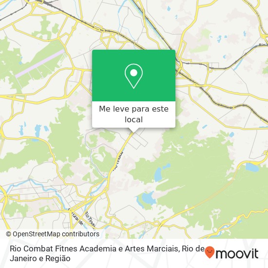 Rio Combat Fitnes Academia e Artes Marciais mapa