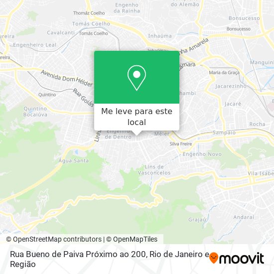 Rua Bueno de Paiva Próximo ao 200 mapa