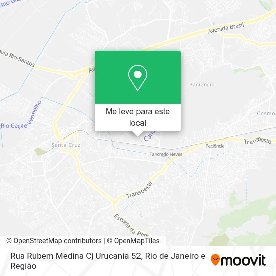 Rua Rubem Medina Cj Urucania 52 mapa