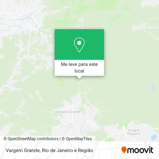 Vargem Grande mapa