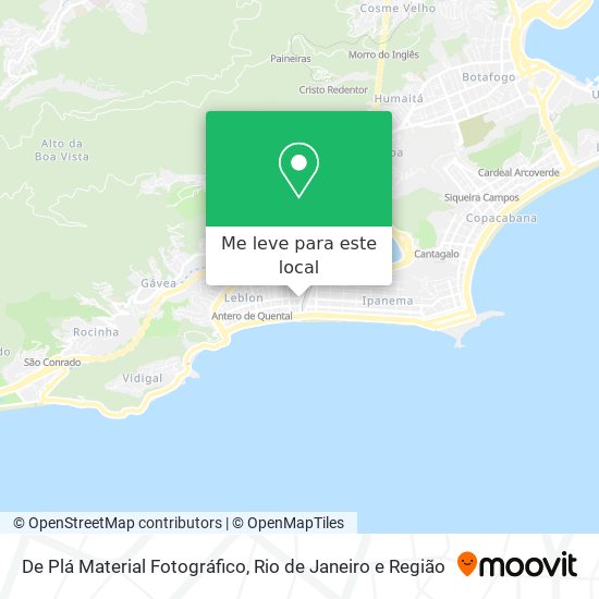 De Plá Material Fotográfico mapa