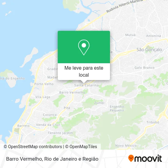 Barro Vermelho mapa