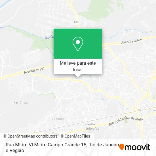 Rua Mirim Vl Mirim Campo Grande 15 mapa