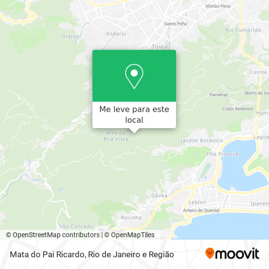 Mata do Pai Ricardo mapa