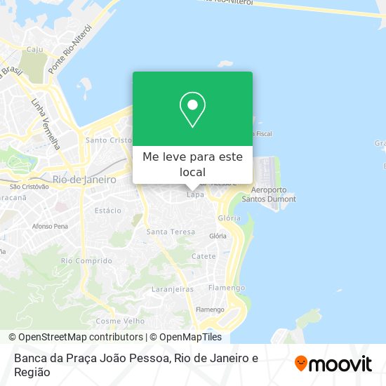 Banca da Praça João Pessoa mapa