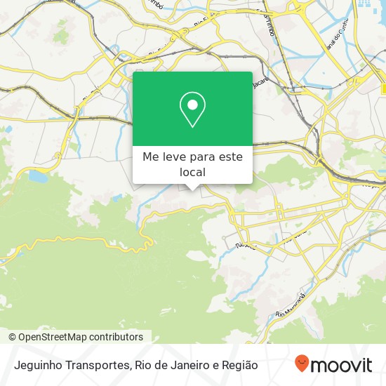 Jeguinho Transportes mapa